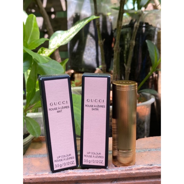 Matte 25 - Matte 505 - Full box- Son thỏi dòng son lì bền, lâu trôi Gu_cci