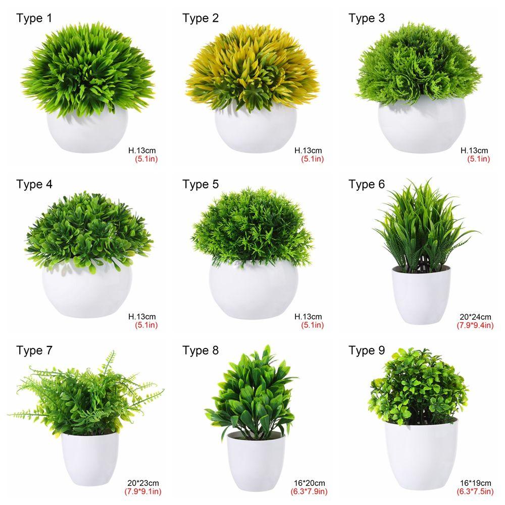 Chậu Cây Bạch Đàn Nhân Tạo Để Bàn Trang Trí Tiệc