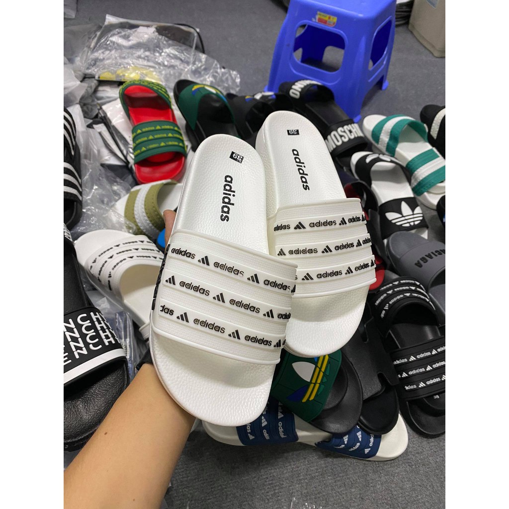 [ FREE SHIP ] Dép Nam Quai Ngang ADIDAS, Dép Das Đế Chữ Cao Su Hàng Đẹp, Chuẩn Supper Uy Tín