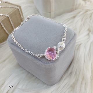 Lắc tay hồ ly bạc ta