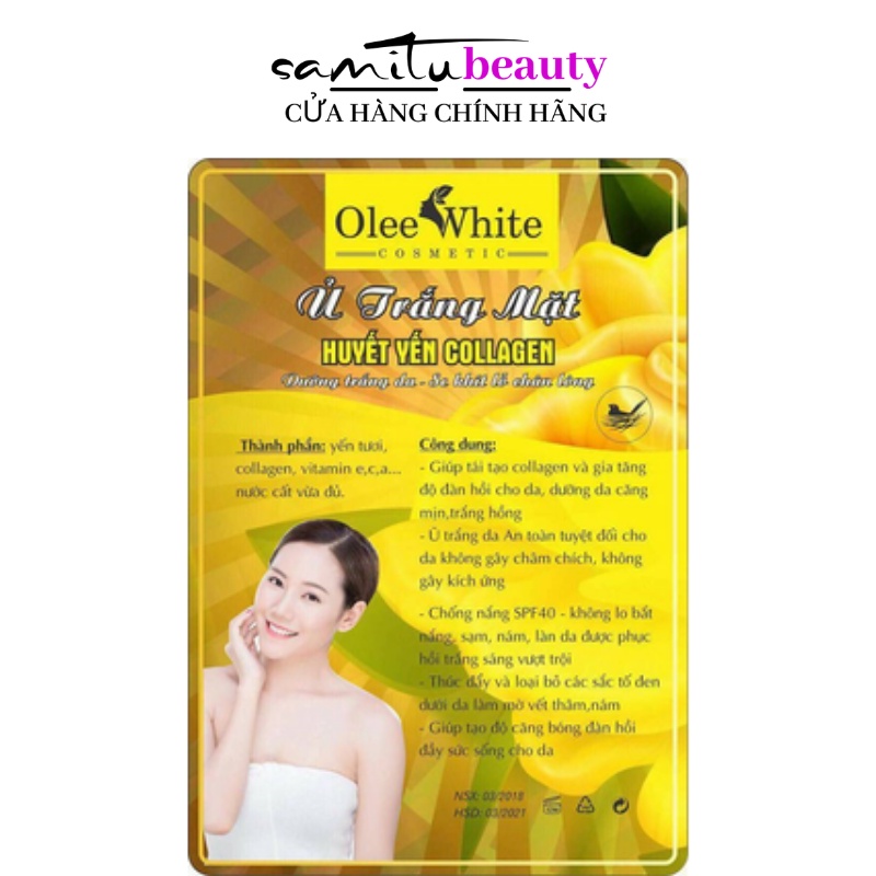 Ủ trắng huyết Yến collagen trắng da bật tone vượt trội SP000356