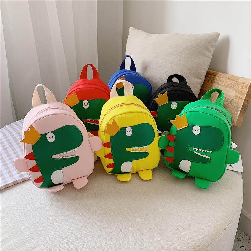 Backpack for kindergarten pupils / boy / girl dinosaur cute cartoon baby / baby's going out bag