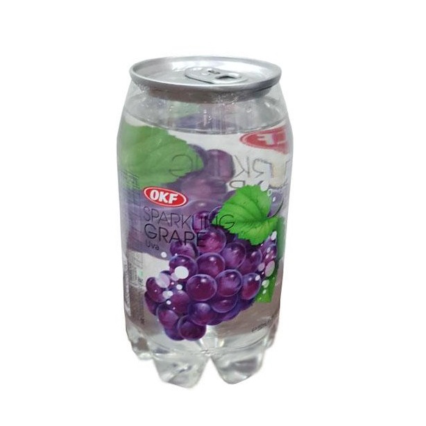 1 Lon Nước Ngọt Có Ga OKF 350ml - Nước Sparkling Soda Hàn Quốc Đủ vị