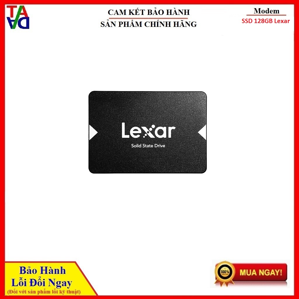 Ổ cứng SSD Lexar 128GB/256GB NS100 2.5-Inch SATA III - Hàng chính hãng - Bảo hành 36 tháng