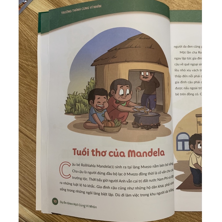 Sách - Trưởng thành cùng vĩ nhân