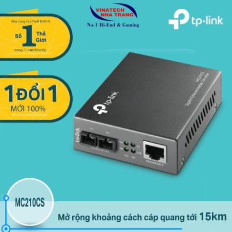 Bộ Chuyển Đổi Quang Điện TP-Link MC210CS Single-Mode Gigabit-Hàng chính hãng,tốc độ nhanh.