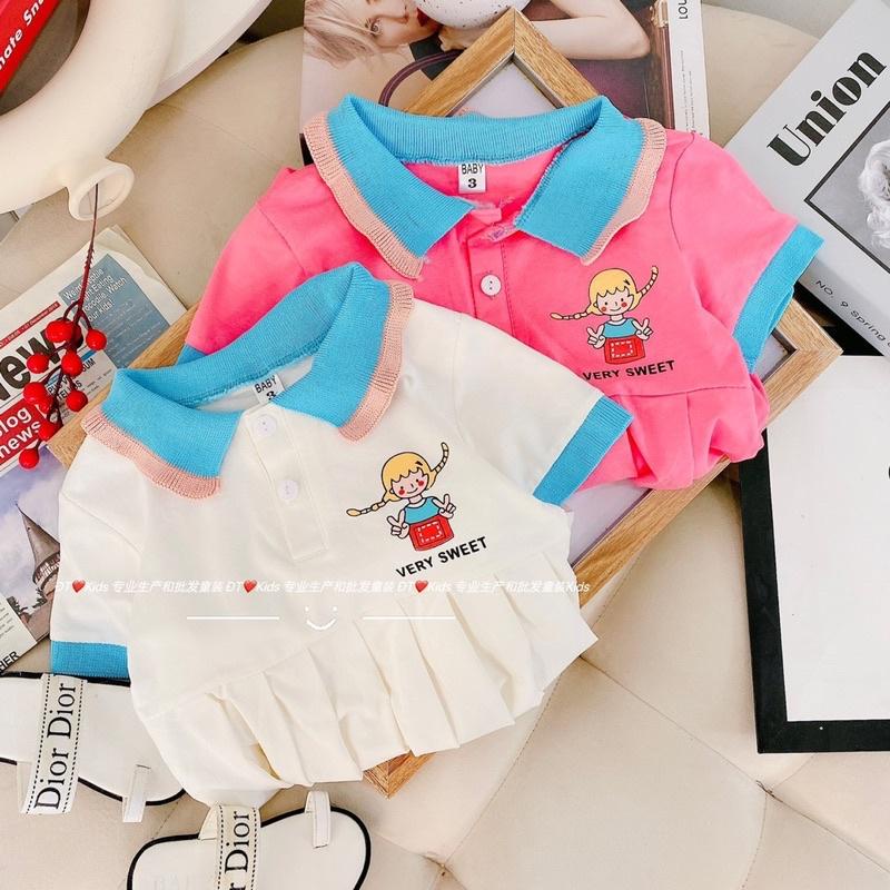VÁY POLO COTTON BAYBY DOLL CÔ GÁI SIÊU XINH CHO BÉ
