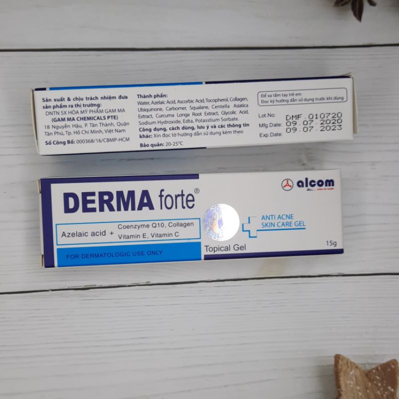 Derma Forte 15g, Derma Forte Chính Hãng Cho Da Mụn, Thâm Mụn