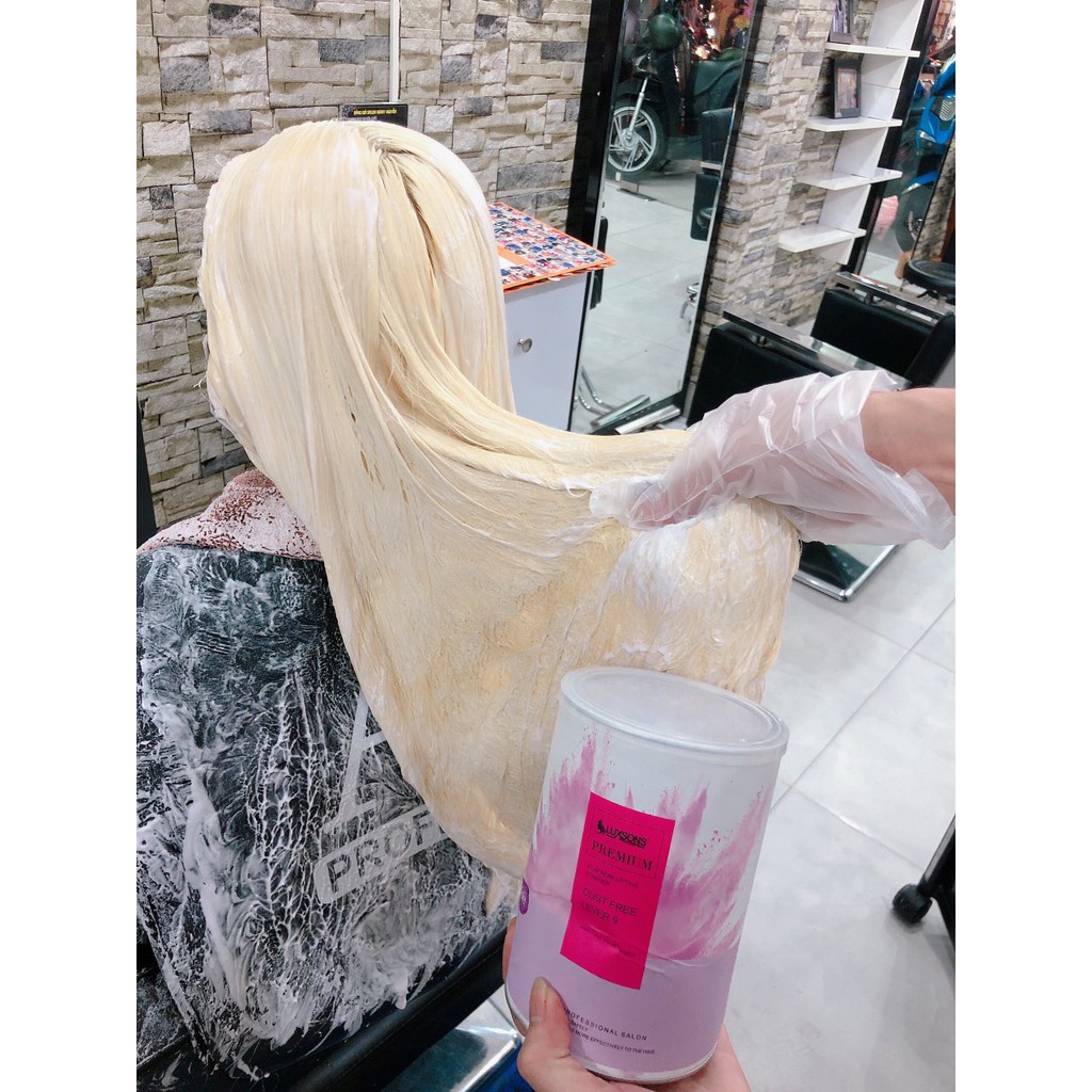 Bột tẩy tím, bột tím xanh luxson chuyên dùng cho salon