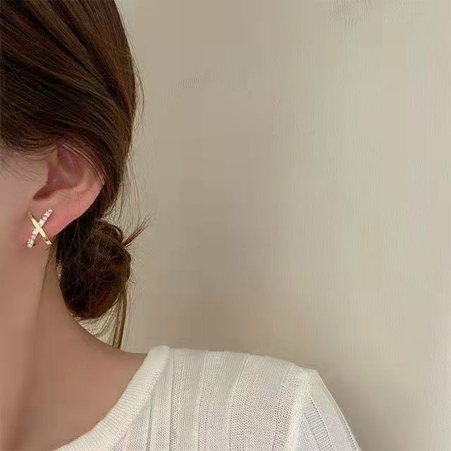 Bông tai thời trang nữ cườm KLD111