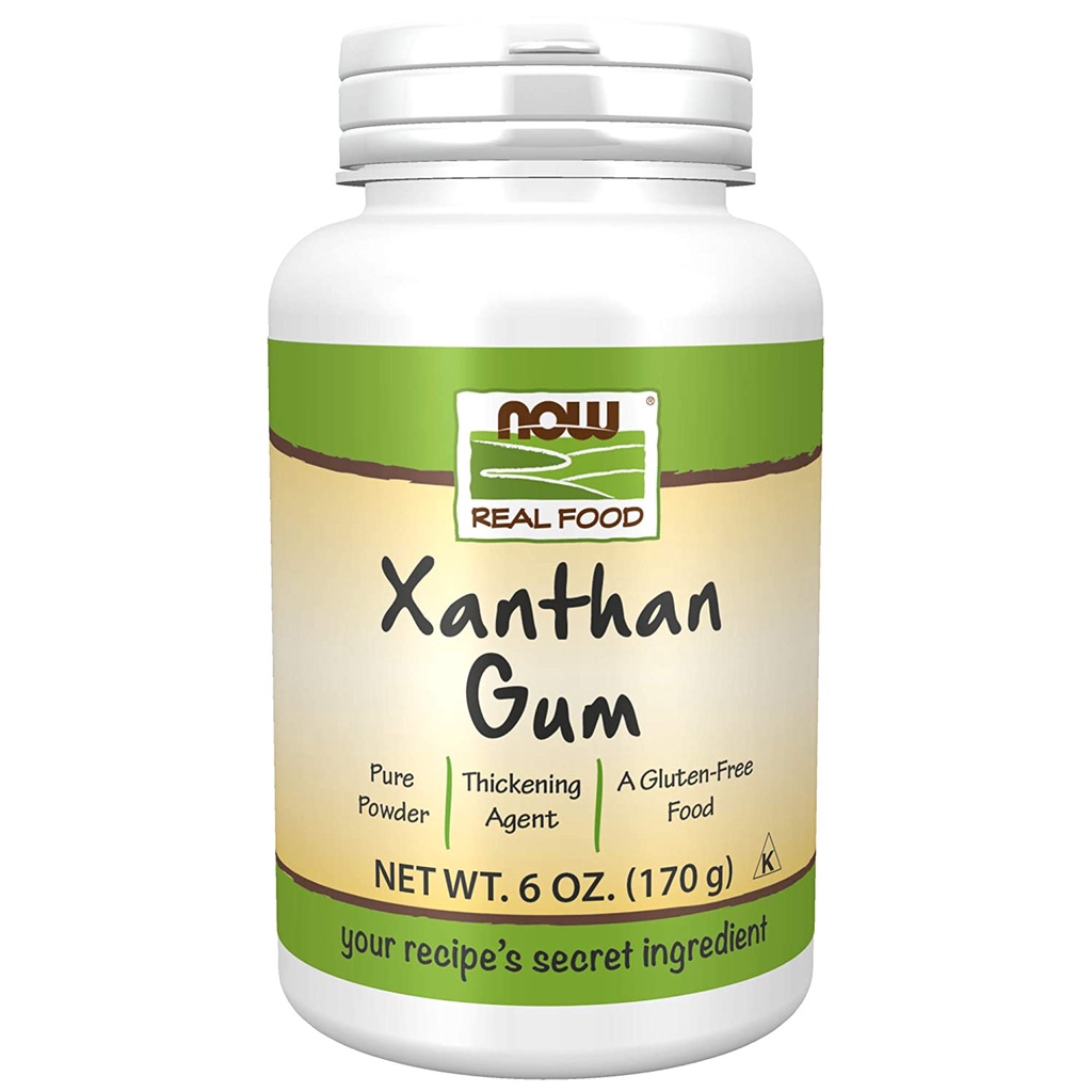 PHỤ GIA LÀM ĐẶC - SÁNH - DAI - KẾT DÍNH THỰC PHẨM NOW Foods, Xanthan Gum Pure Powder, Kosher, Gluten-Free, 170g