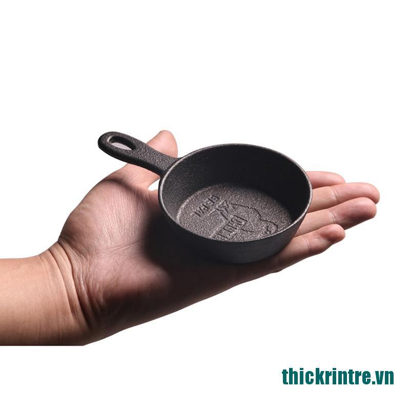 Chảo gang chiên trứng mini 8.5 cm chống dính cho bếp cảm ứng