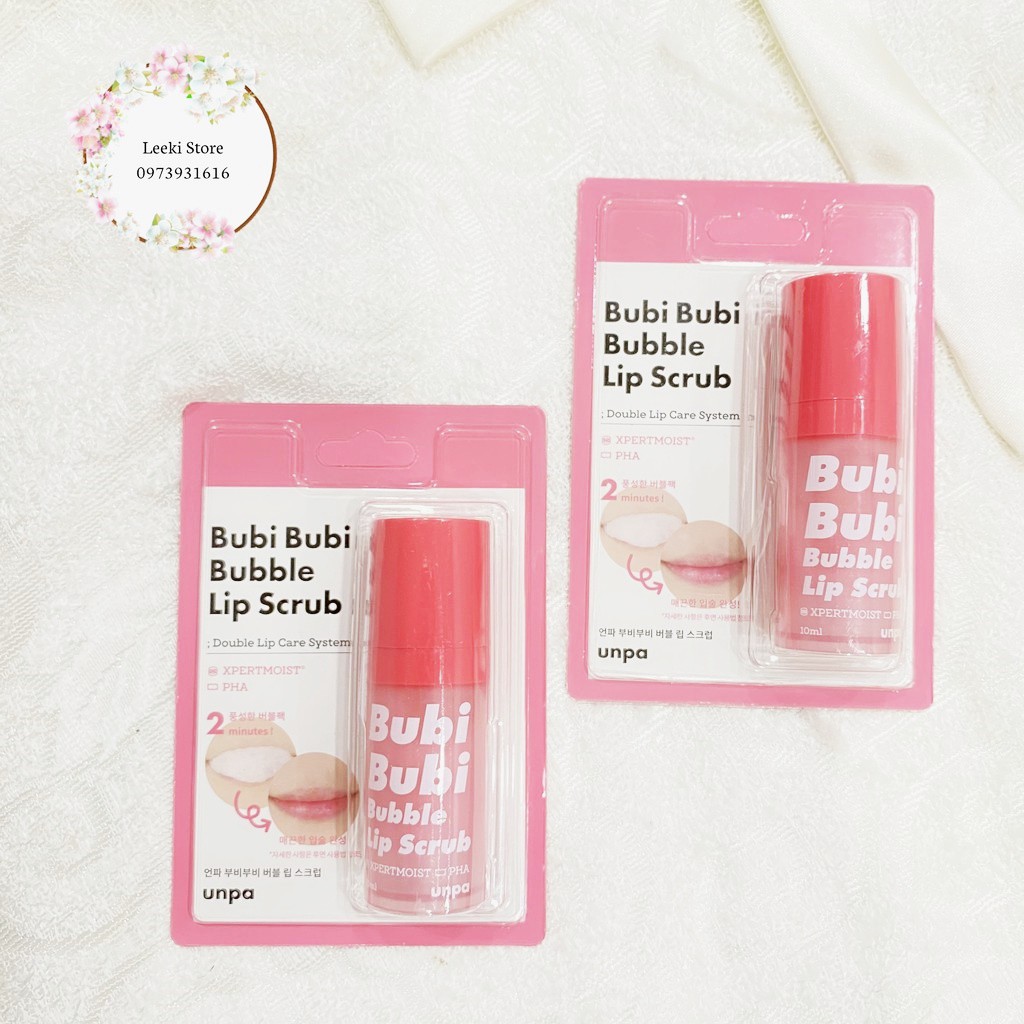 Tẩy Tế Bào Chết Môi Unpa Bubi Bubi Lip