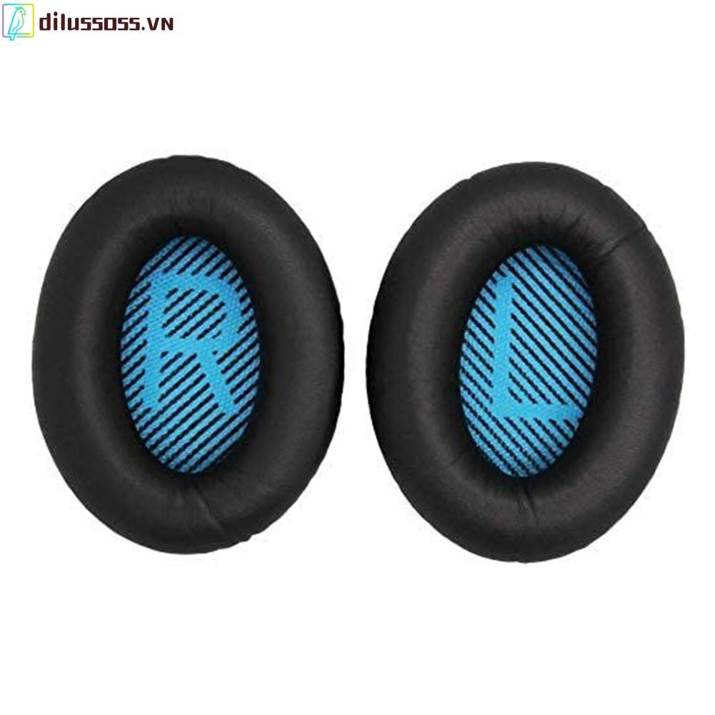 2 Đệm Tai Nghe Bằng Da Thay Thế Cho Tai Nghe Bose Quietcomfort