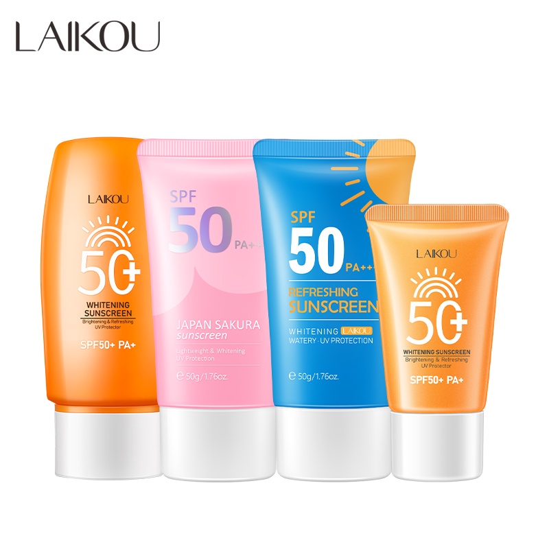 Kem Chống Nắng LAIKOU SPF50 PA+ 30g Giúp Làm Trắng Da