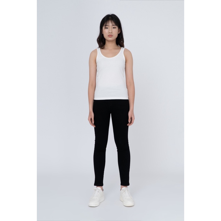 Quần Jeans Nữ BOO Dáng Skinny Màu Sắc Basic Phối Túi Nhỏ