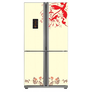 Decal dán tủ lạnh loại 4 cửa