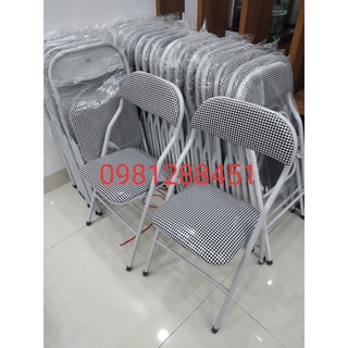Ghế Gấp Đệm Da