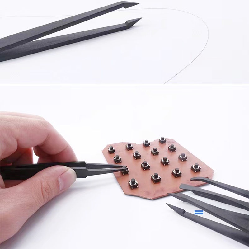 Bộ 6 Nhíp Nhựa Chống Tĩnh Điện bga esd