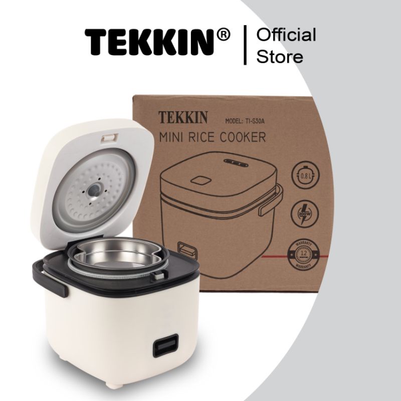 Nồi cơm điện TEKKIN TI-S30A dành cho 2 người ăn - Hàng chính hãng