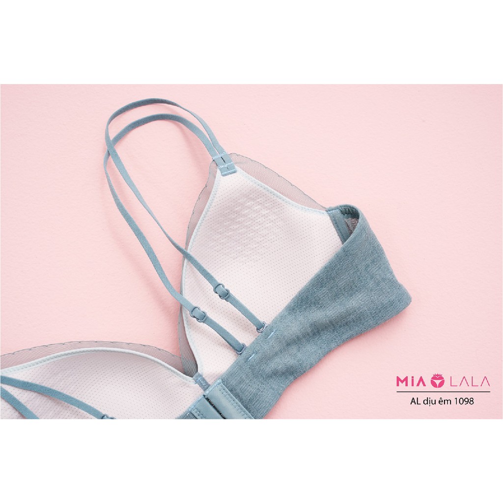 Áo ngực nữ không gọng đệm mỏng 0,3cm Mialala ren không gọng mềm mại dịu êm  0360 NA2120360