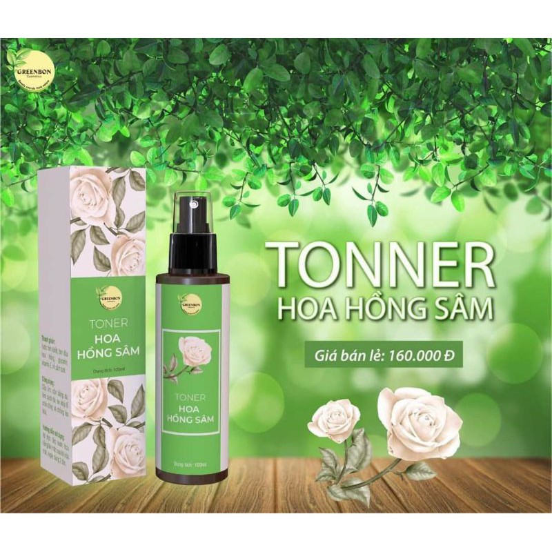 Toner hoa hồng GREENBON