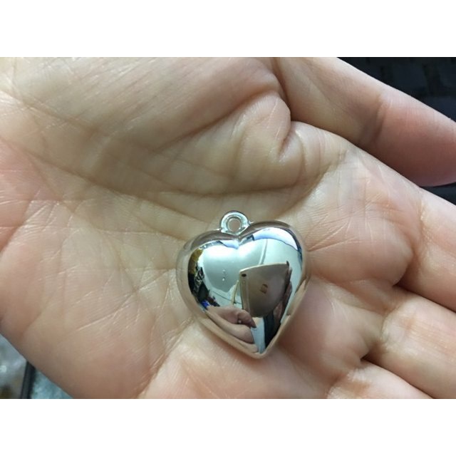 Bộ 5 Móc Khóa Mạ Acrylic 25mm 30mm Tự Làm Mặt Dây Chuyền / Móc Khóa Hình Trái Tim