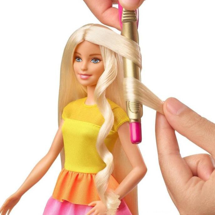 Búp Bê Barbie Tóc Xoăn Tự Làm Dễ Thương