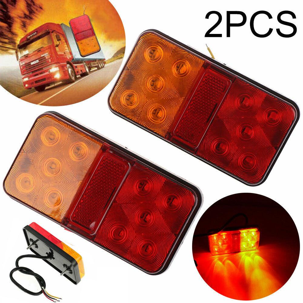 MYRONGVN Bộ 2 Đèn Hậu 12V Chất Lượng Cao Cho Xe Tải