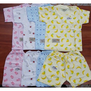 Bộ Quần Áo Sơ Sinh Carter Cộc Tay Cài Vai cho bé