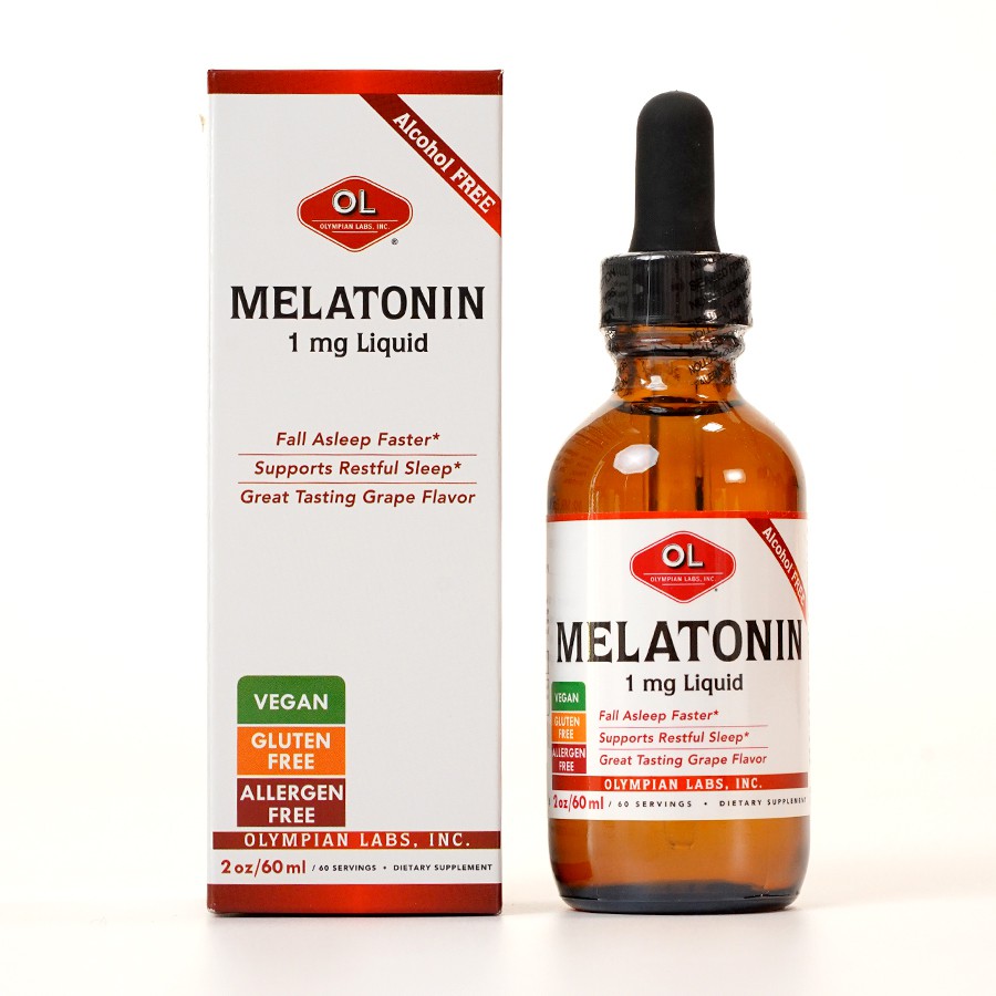 Siro Uống Điều Hoà Và Cải Thiện Giấc Ngủ Olympian labs Melatonin 60ml