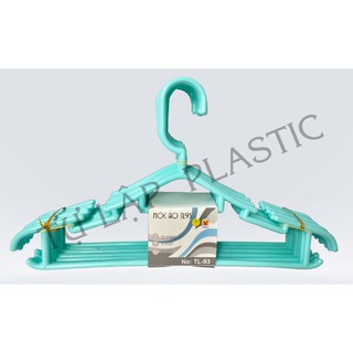 Móc treo quần áo, móc quần áo người lớn nhựa cao cấp tự lập tl93 - 10c