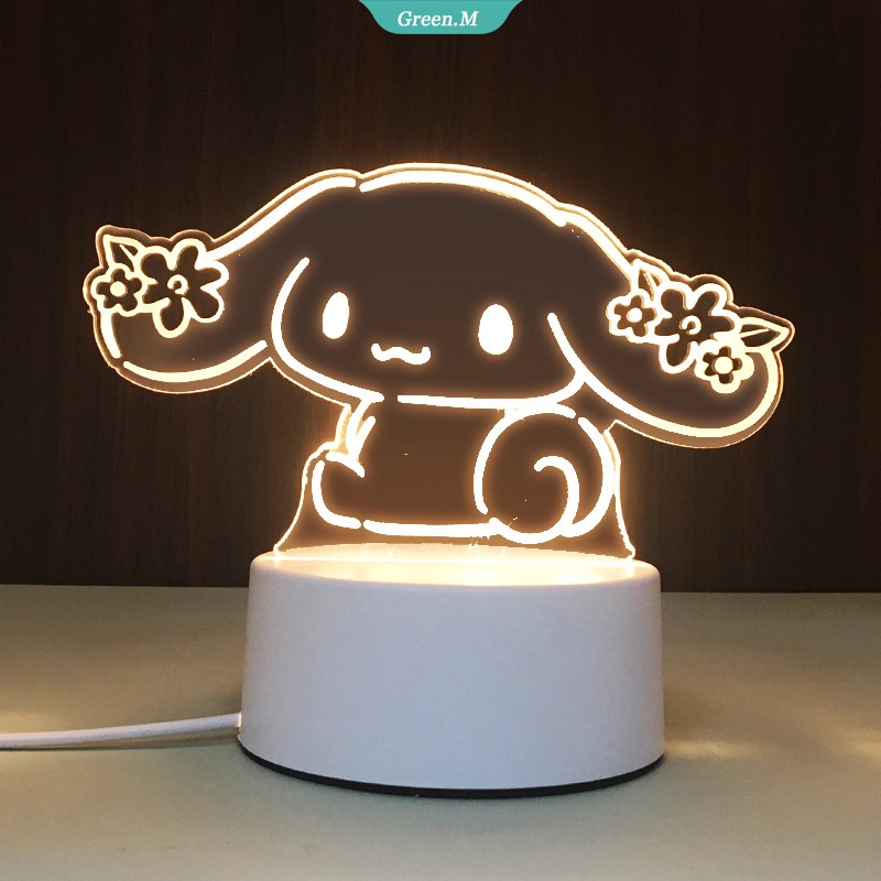 SANRIO Đèn Ngủ LED Để Bàn Hình Chú Chó Yugui 3D Bằng Acrylic Trang Trí Tiệc Sinh Nhật Cho Bé