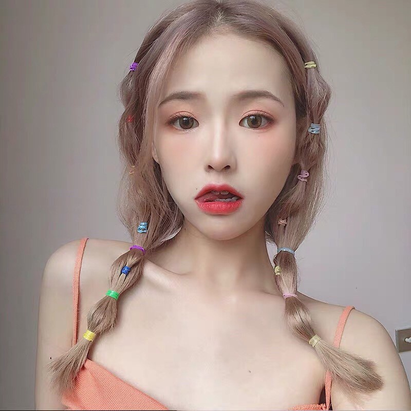 túi chun buộc tóc sắc màu