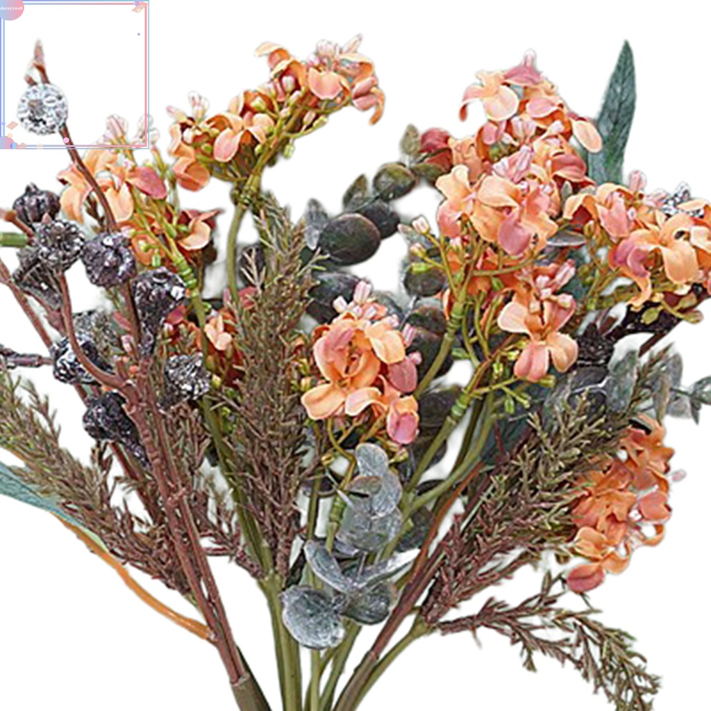 Hoa khuynh diệp nhân tạo mềm mại xinh xắn trang trí nhà cửa