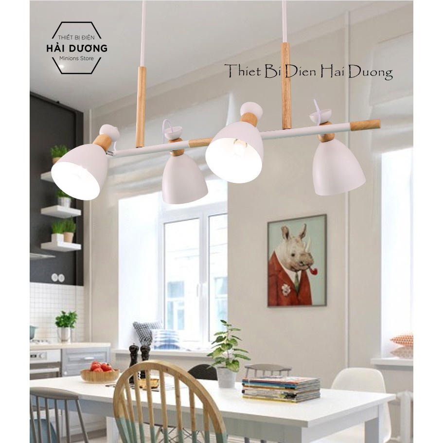 Đèn Thả Trang Trí - Đèn Thả Trần Trang Trí Phong Cách Macarons TN582 - Thiết Kế Độc Đáo, Mới Lạ, Tặng 4 Bóng Led
