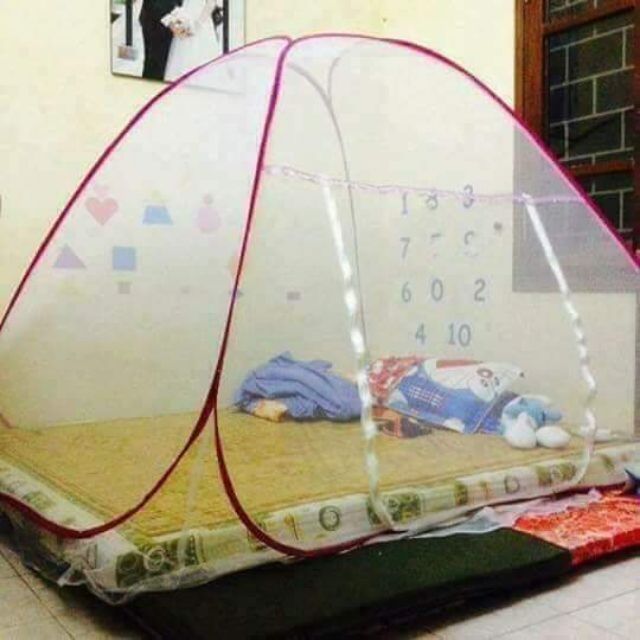 màn chụp tự bung mùng gấp gọn 2m2_1m8_1m6