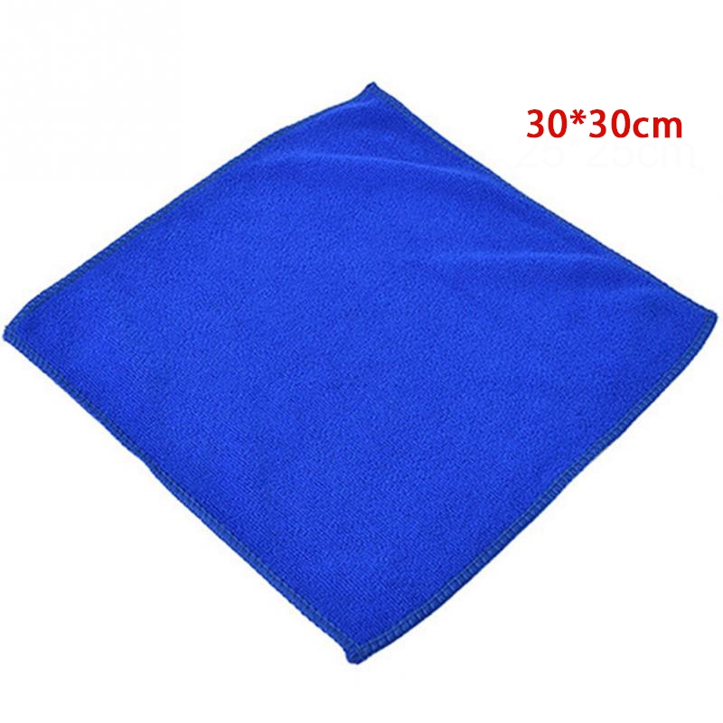 Bộ 10 cái khăn lau xe hơi vải sợi mềm mại 30 x 30cm