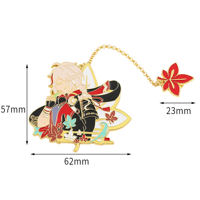 Ghim Cài Áo Bằng Kim Loại Hình Game Genshin Impact Zhongli Xiao Keqing