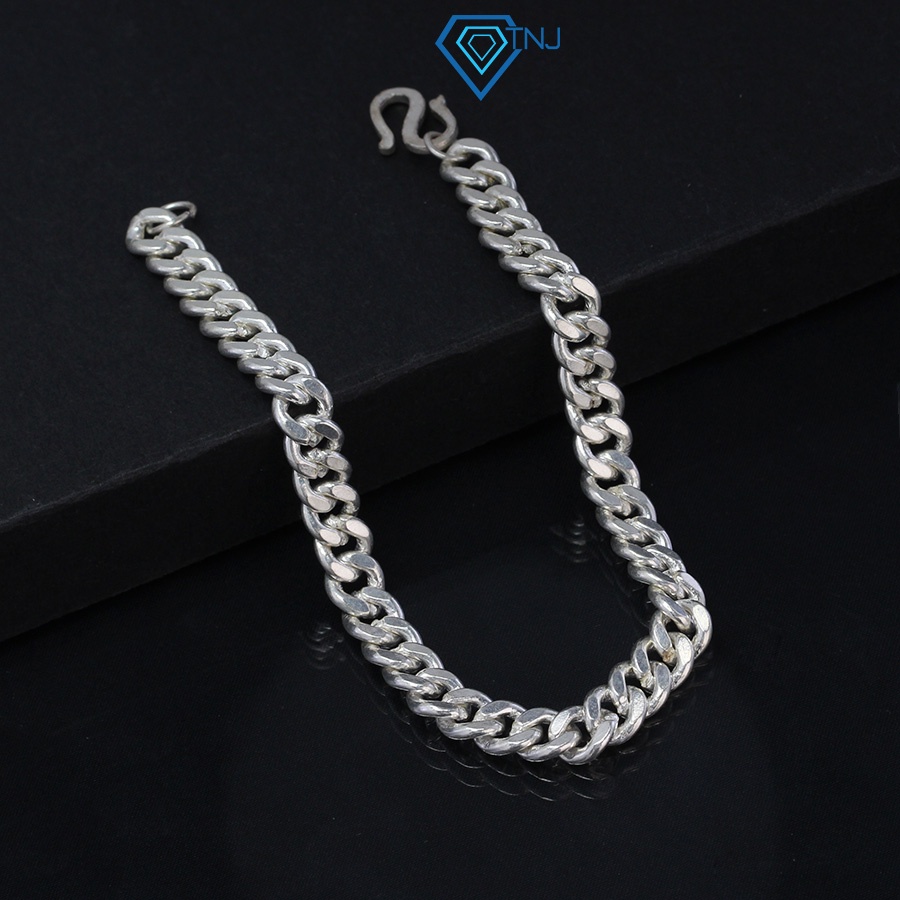 Lắc tay bạc 925 nam mắt xích sợi nhỏ đẹp giá rẻ LTA0017 Trang Sức TNJ