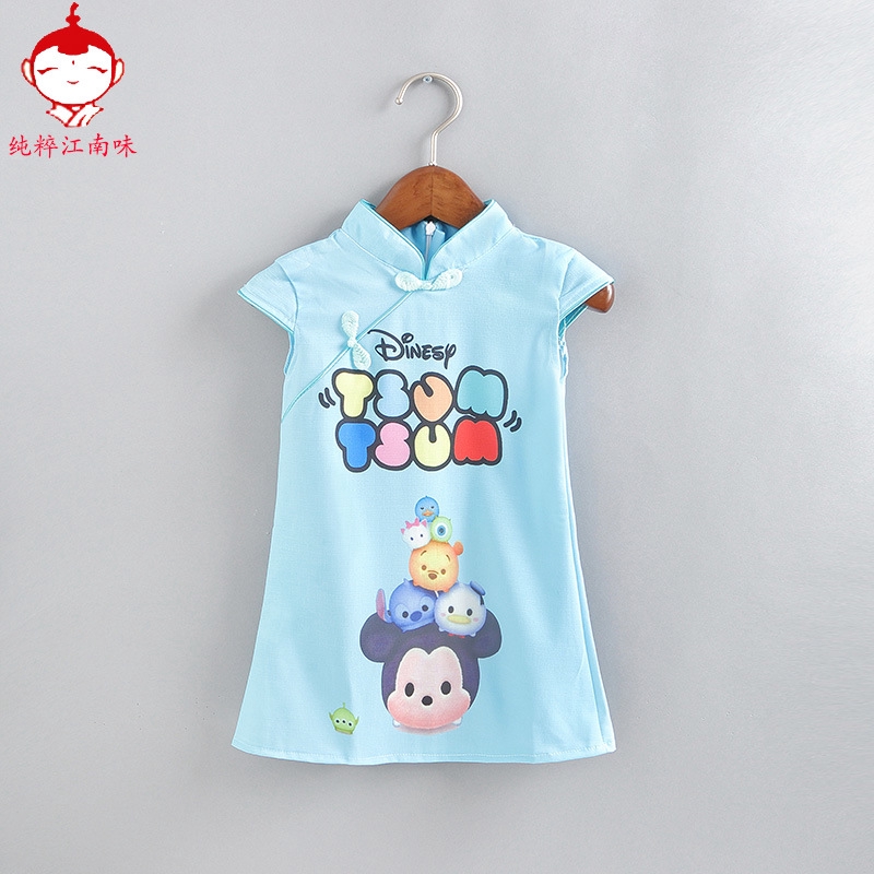 Summer Children's dress Princess Tang Suit