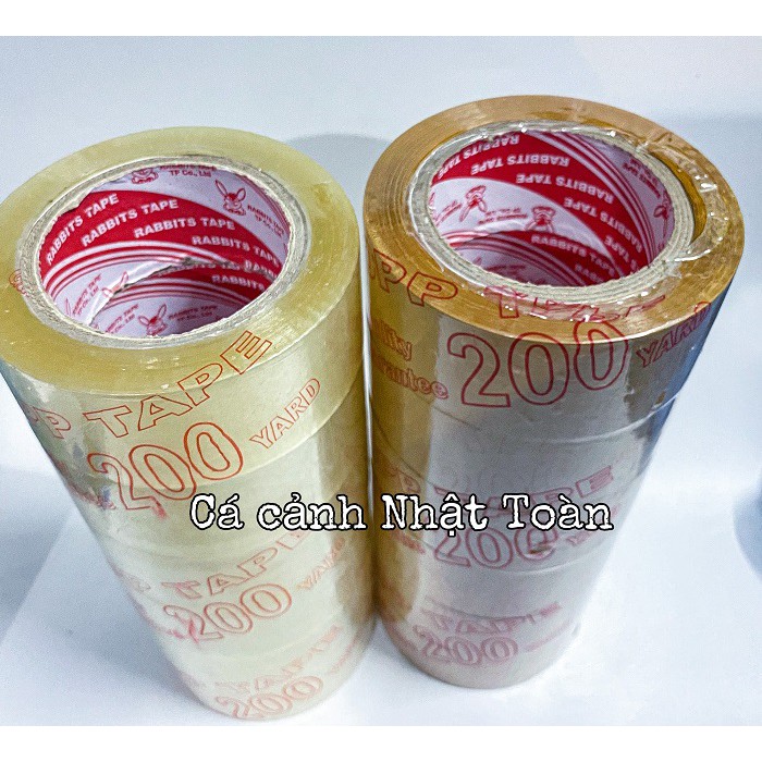 CUỘN BĂNG KEO 200 YARD HÀNG DÀY DÍNH DAI 1 CÂY 6 CUỘN