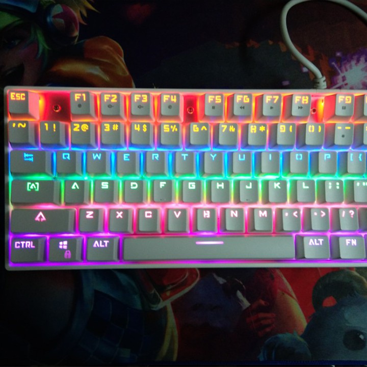 [Mã 159ELSALE hoàn 7% đơn 300K] ⌨ Bàn phím cơ Motospeed K86 Rainbow Gaming Keyboard