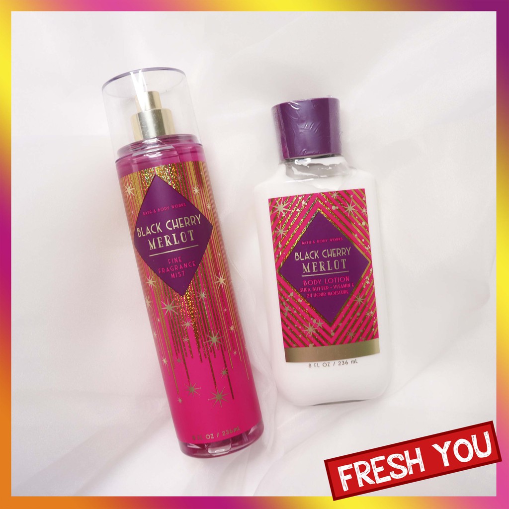 Xịt thơm toàn thân Bath & Body Works Black Cherry Merlot | BigBuy360 - bigbuy360.vn