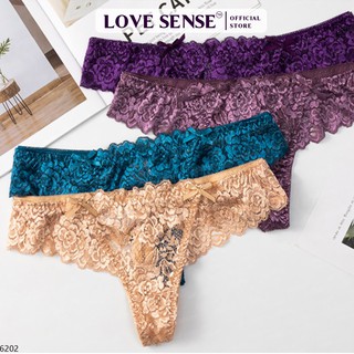 Quần Lót Nữ Lọt Khe Sexy- Quần Chíp Ren Cao Cấp Nhập Khẩu , Mềm Mại , Quyến Rũ - AL6202