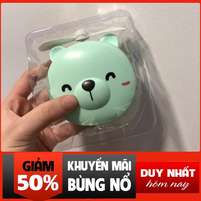 Quạt cầm tay có gương mini, quạt mini fan | BigBuy360 - bigbuy360.vn
