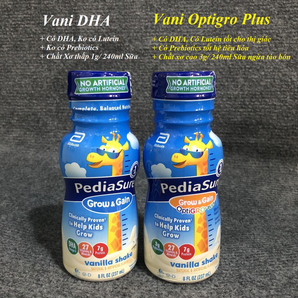 { SALE221 } ❤ [Date 8/2021] Thùng 24 chai sữa nước Pediasure Vani DHA Grow Gain 237ml Mỹ ( Hàng NEW )