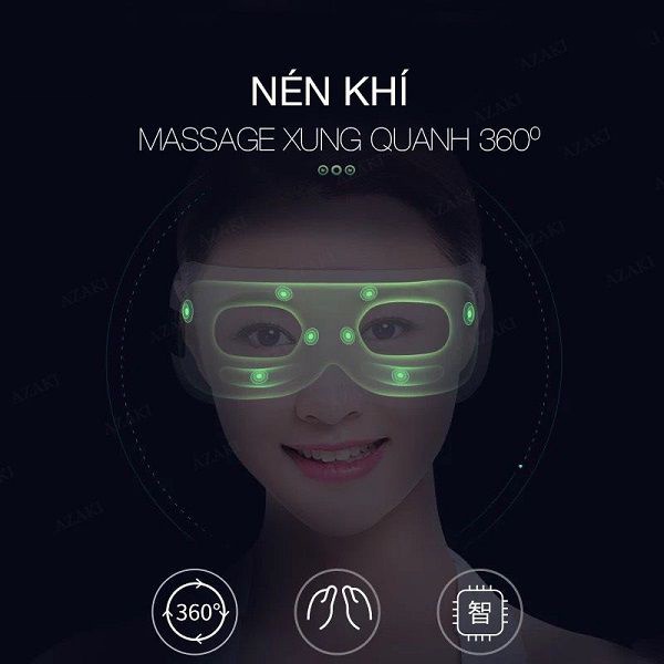 Máy massage mắt Jeeback x Enchen E6 xoa bóp thái dương với nhiệt nóng và nhạc thư giãn