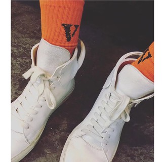 Tất vớ Vlone OFF WHITE Crew socks