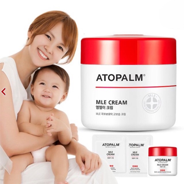 Kem dưỡng viêm da cơ địa, chàm, mần dị ứng cho bé ATOPALM MLE Cream 8ml